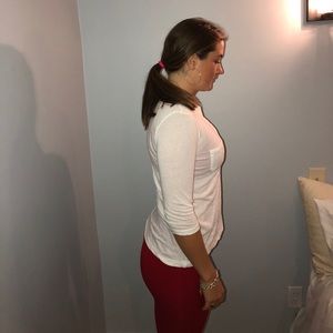 S white Hollister top